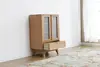 2021 New Design Nordic Stye Natural Solid Oak   0.95m side cabinet for living room storage cabinet