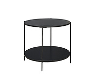 BLACK END TABLE
