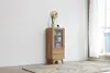 2021 New Design Nordic Stye Natural Solid Oak    1.2m side cabinet for living room storage cabinet