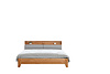 2021 New Design Nordic Stye Natural Solid  WoodKing Size Bed with soft bed head for Bedroom furniture