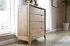 2021 New Design Nordic Stye Natural Solid  Wood   2+3 Drawer Cabinet