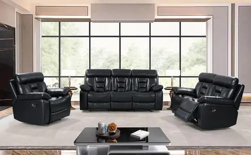 Model 8025 Leather air sectional sofa