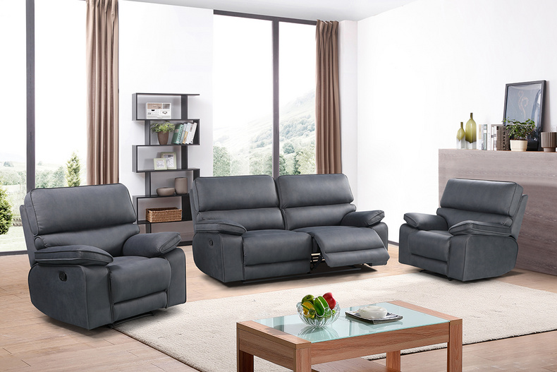 Model 8030 manual recliner sectional sofa