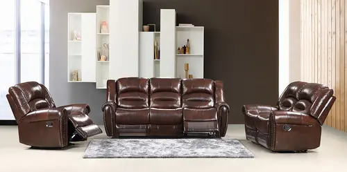 Model 9667 manual recliner sectional sofa