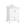American Modern Style 24 inch Solid Wood Bathroom Vanity