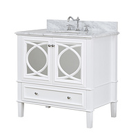 American Modern Style 36 inch Solid Wood Bathroom Vanity