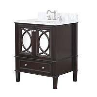 American Modern Style 30 inch Solid Wood Bathroom Vanity