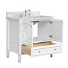 American Modern Style 36 inch Solid Wood Bathroom Vanity