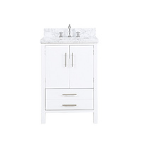American Modern Style 24 inch Solid Wood Bathroom Vanity