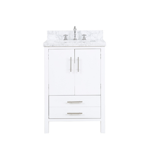 American Modern Style 24 inch Solid Wood Bathroom Vanity