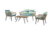 rattan sofa set