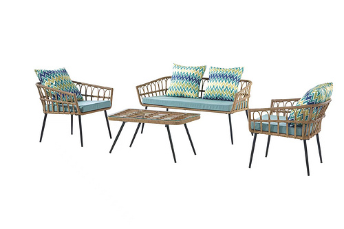 rattan sofa set