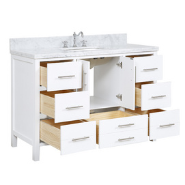 American Modern Style 48 inch Solid Wood Bathroom Vanity