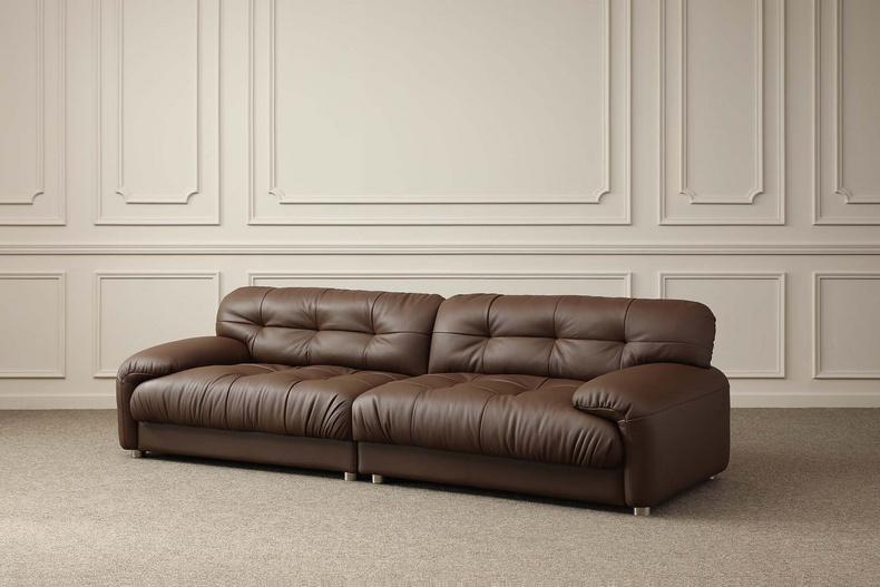 MIRA 3 SEATER GENUINE LEATHER SOFA