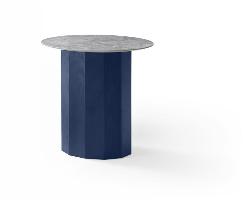 ROUND PILLAR SIDE TABLE / ST-2021- C03B / ST-2021- C03W