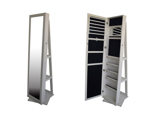 Standing mirror jewelry cabinet JC591