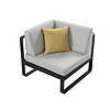 Higold mordern Sectional Sofa Set for 8-10 people,Aluminum Frame