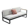 Higold mordern Sectional Sofa Set for 8-10 people,Aluminum Frame