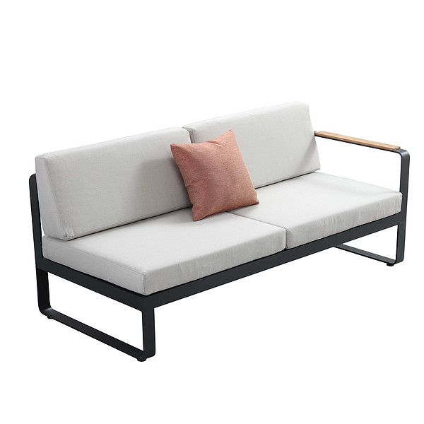 Higold mordern Sectional Sofa Set for 8-10 people,Aluminum Frame