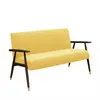 Leisure Double Sofa With Wood Legs