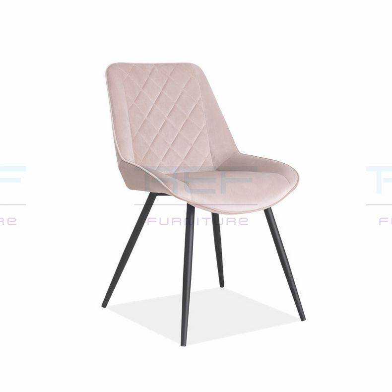 Wholesale Cheap High Quality Black Wooden Legs Soft Cushion Plastic Dining Chairs Online Kitchen ,Dining Chairs RDC937N