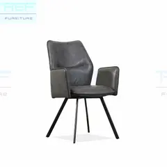 high quality luxury modern Stainless steel legs dining chair white pu leather dining chair modern,Dining Chairs RDC2153-A