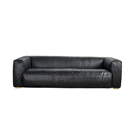 Seattle Leather Stationary Sofa