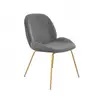Anji Baina Upholstered Dining Chair Fiber side velvet chair
