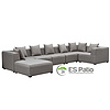 Modular outdoor sofa