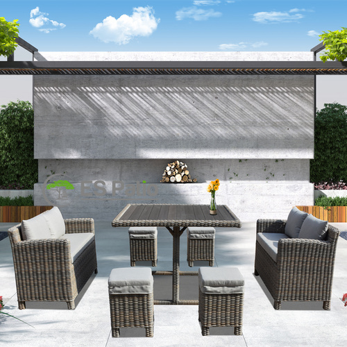 Rattan Sofa Set