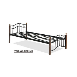 Bedroom furniture modern best quality horizontal portable metal bed supplier