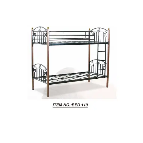 new design heavy duty steel double decker queen size steel metal bunk bed