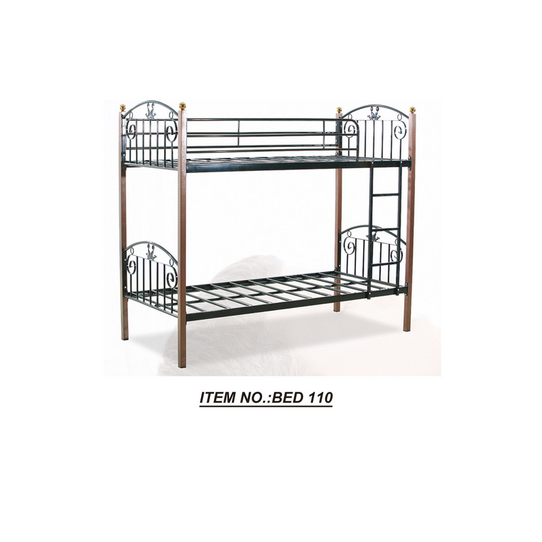 new design heavy duty steel double decker queen size steel metal bunk bed