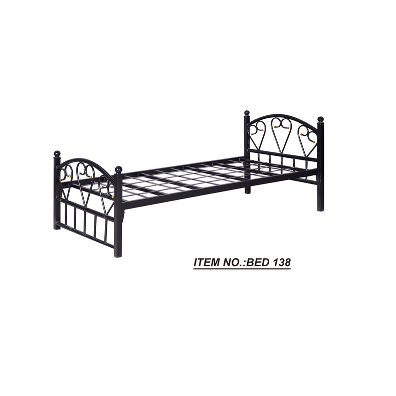 king size china iron furniture single decker bed