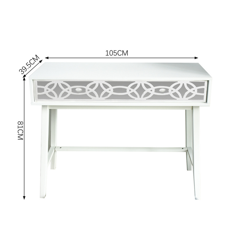 French Decorative Fashionable Furniture Dresser White Dressing Table with Drawer