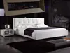 Modern Double Size Leather Bed