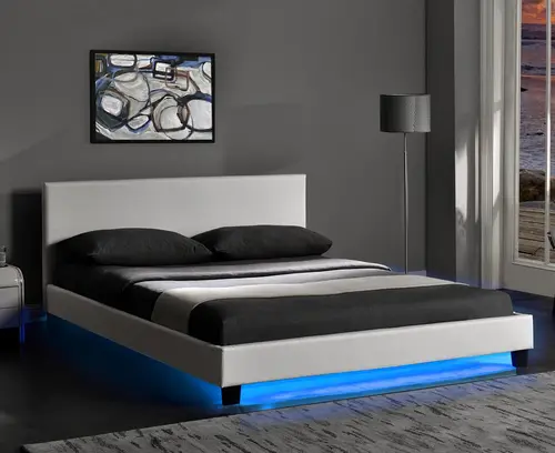 Easy Accembly Modern Design Leather Bed Frame