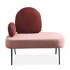 pink velvet sofa , small modern green colour tufted-channel 1.5 seater 2022
