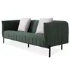 Made in china superior quality small size leather sofas south africa l shape 3 seater corner type