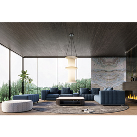 Luxury big sectional fabric sofa set