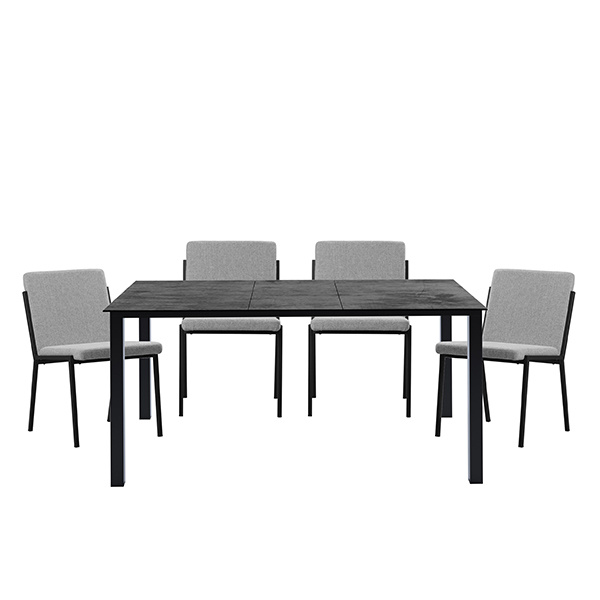 Black Extendable Dining Table