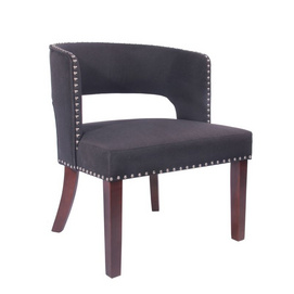 American solid wood upholstered leisure chair living room coffee shop north European chair