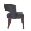 American solid wood upholstered leisure chair living room coffee shop north European chair