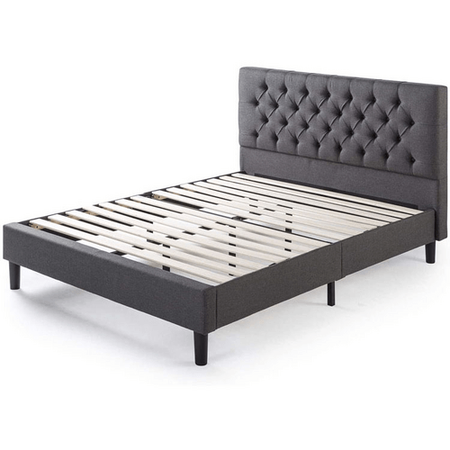Platform Up-holstered Upholstered King Queen Size Bed frame