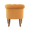 Nordic style solid wood living room sofa chair American fabric tiger chair French single chair bedroom leisure single chair