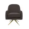 Light luxury single lazy Nordic sofa chair modern simple balcony study single chair fabric leisure chair