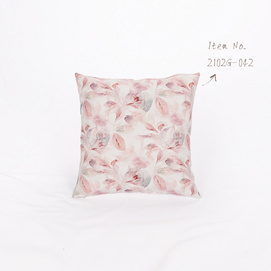 Hema-OEM Digital Print Flower Pattern Poly Canvas Cushion 2102G-042
