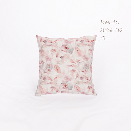 Hema-OEM Digital Print Flower Pattern Poly Canvas Cushion 2102G-042