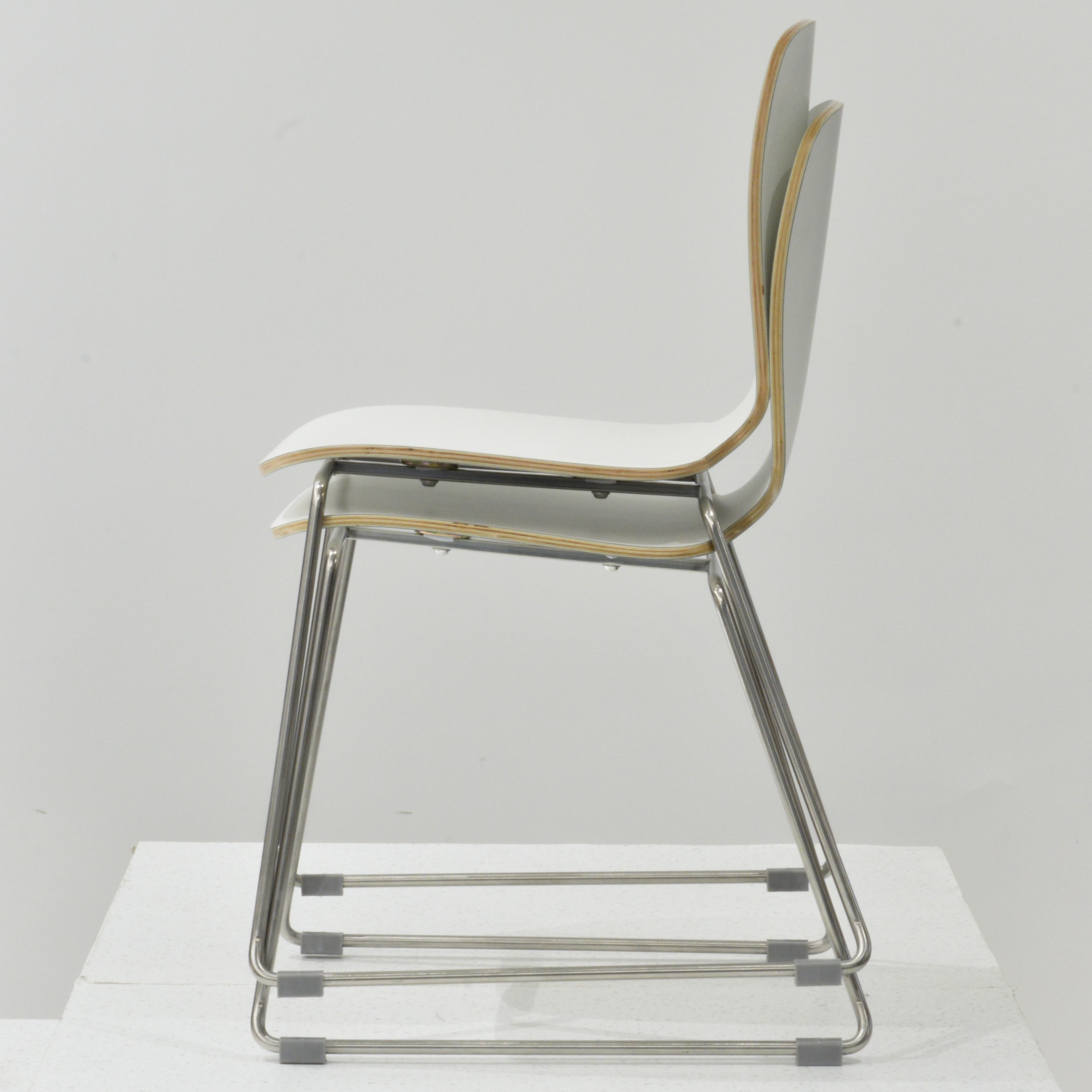 restaurant furniture metal base stackable chair set