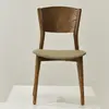 restaurant furniture solid wood cushion seat chair